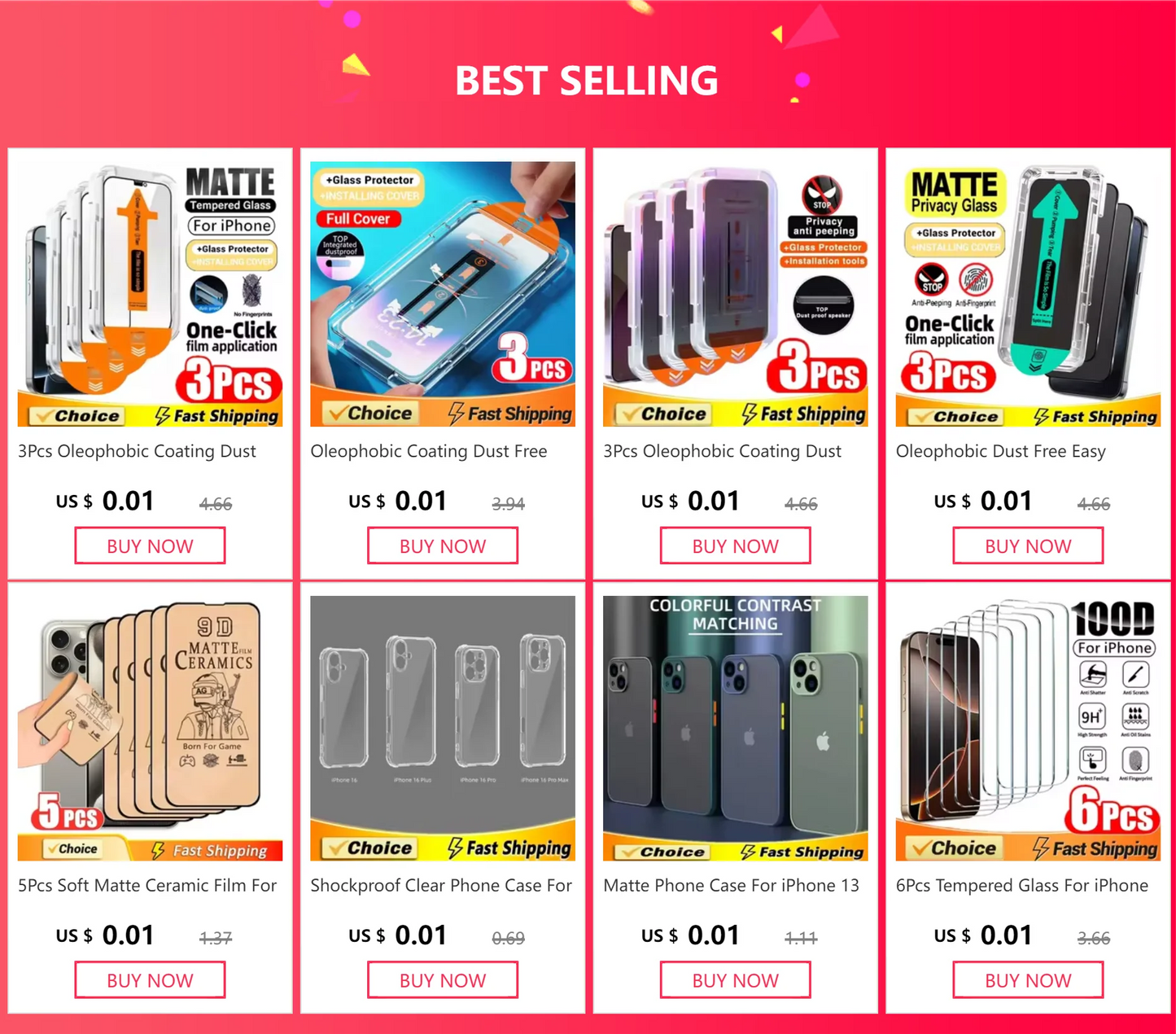 Protecteur d'écran en verre avec revêtement oléophobe, sans poussière, installation facile pour iPhone 14 11 13 12 15 Pro Max Mini XS X XR 17 16 Plus