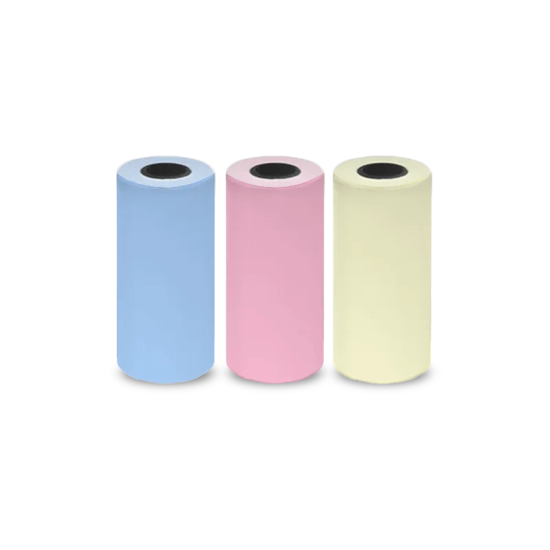 Imprimante portable mini HD X6, imprimante thermique de poche Bluetooth pour étiquettes et autocollants avec rouleaux de papier pour notes d'étudiant, impression sans encre