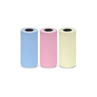 Imprimante portable mini HD X6, imprimante thermique de poche Bluetooth pour étiquettes et autocollants avec rouleaux de papier pour notes d'étudiant, impression sans encre