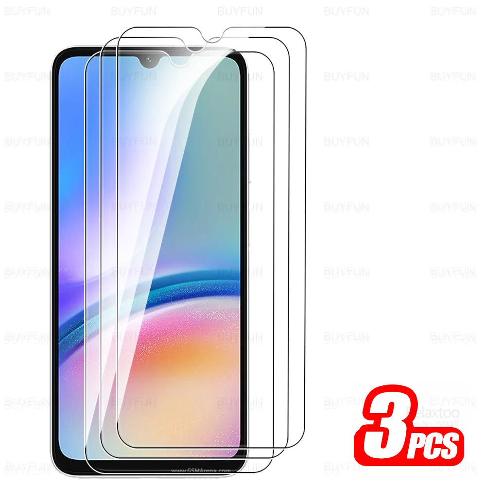 1-4Pcs Verre trempé à couverture complète pour Samsung Galaxy A05s A05 A15 4G A25 A35 A55 5G A06 A16 A26 A36 A56 Protecteur d’écran de couverture HD