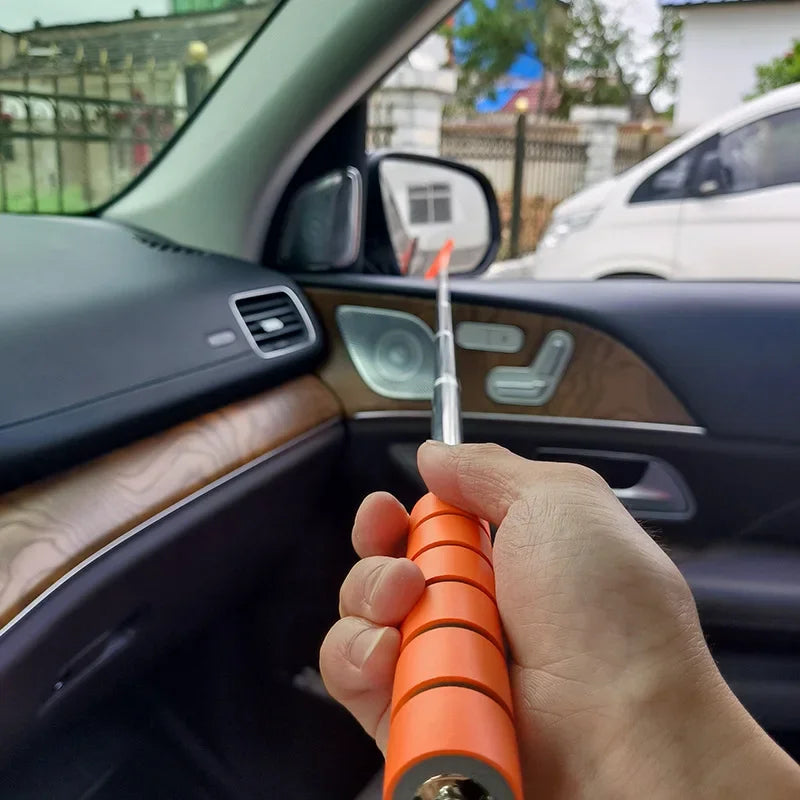 Telescopic Stainless Steel Car Rearview Mirror Wiper with Retractable