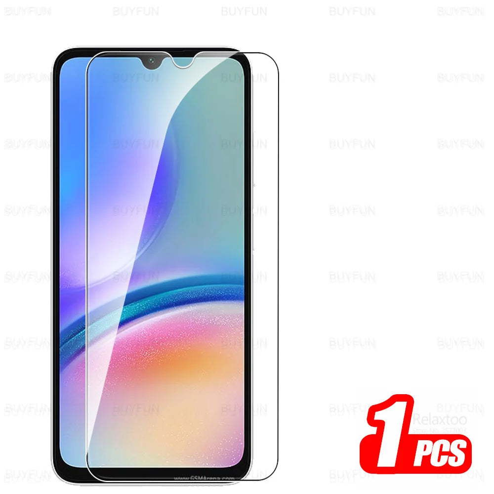 1-4Pcs Verre trempé à couverture complète pour Samsung Galaxy A05s A05 A15 4G A25 A35 A55 5G A06 A16 A26 A36 A56 Protecteur d’écran de couverture HD