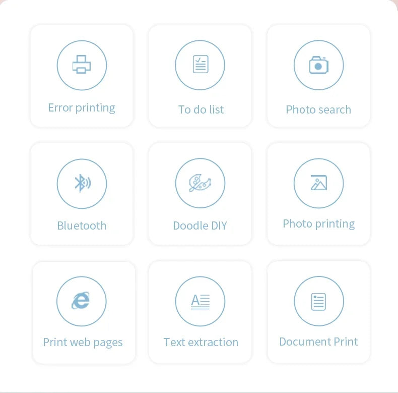 Imprimante portable mini HD X6, imprimante thermique de poche Bluetooth pour étiquettes et autocollants avec rouleaux de papier pour notes d'étudiant, impression sans encre