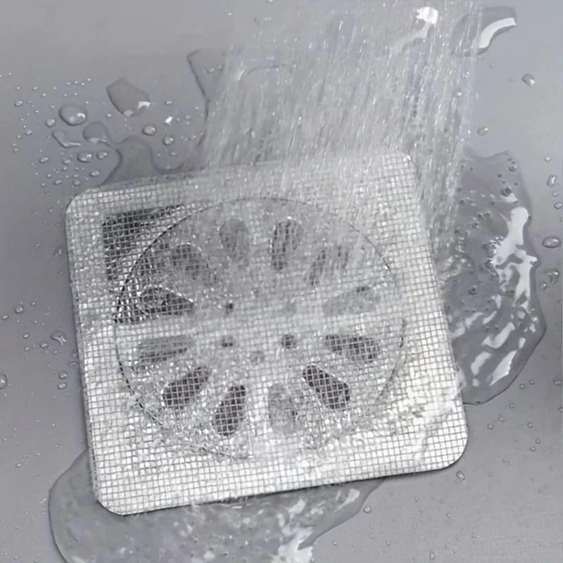 10-50pcs Disposable Shower Drain Hair Catcher Mesh Shower Drain Covers
