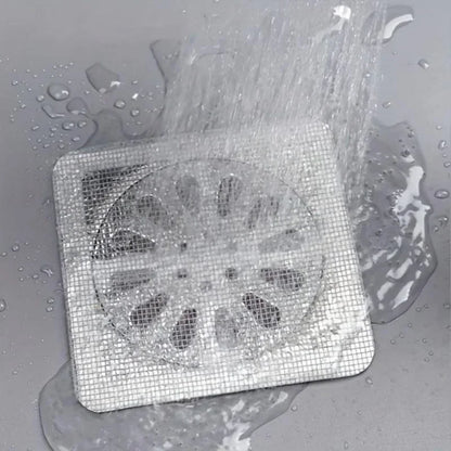 10-50pcs Disposable Shower Drain Hair Catcher Mesh Shower Drain Covers
