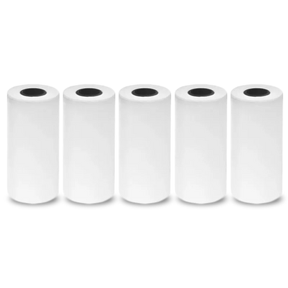 Imprimante portable mini HD X6, imprimante thermique de poche Bluetooth pour étiquettes et autocollants avec rouleaux de papier pour notes d'étudiant, impression sans encre